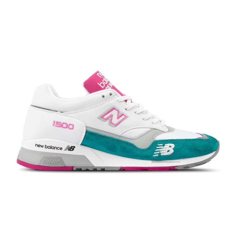 New balance hotsell white green pink