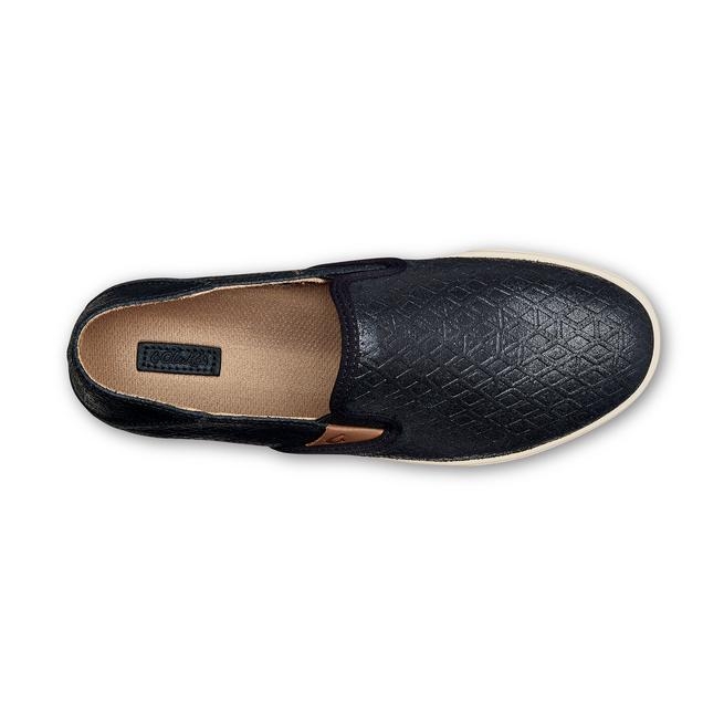 Olukai pehuea sale leather black