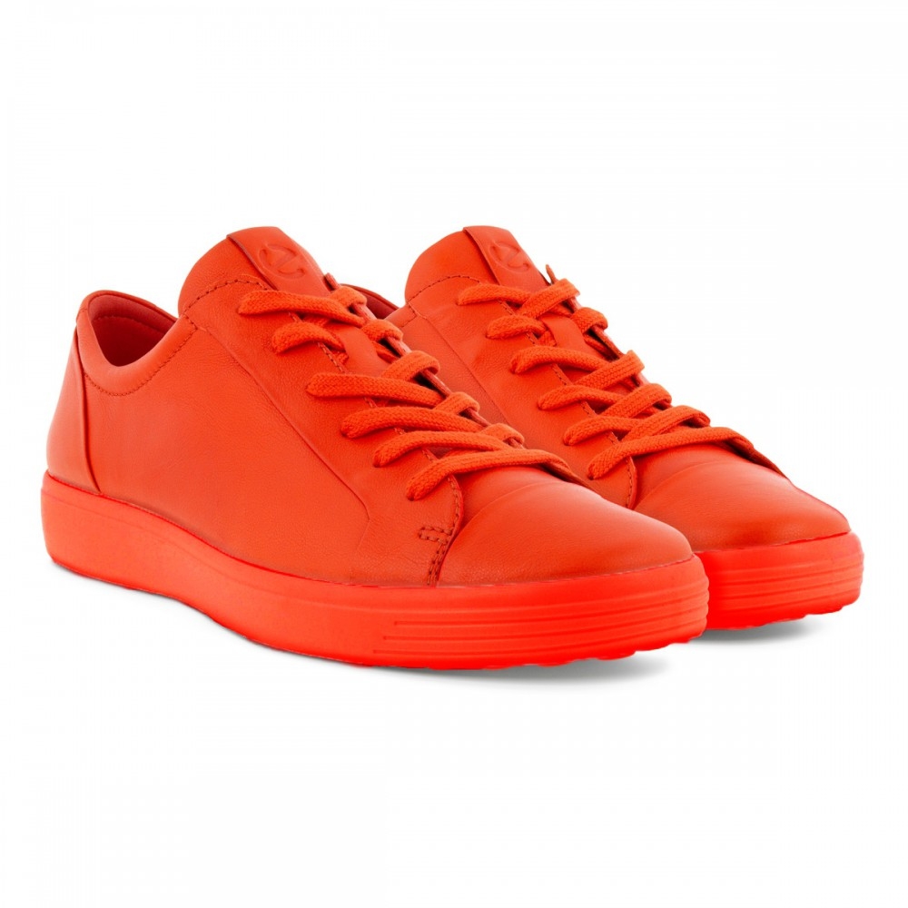 Ecco orange hot sale shoes