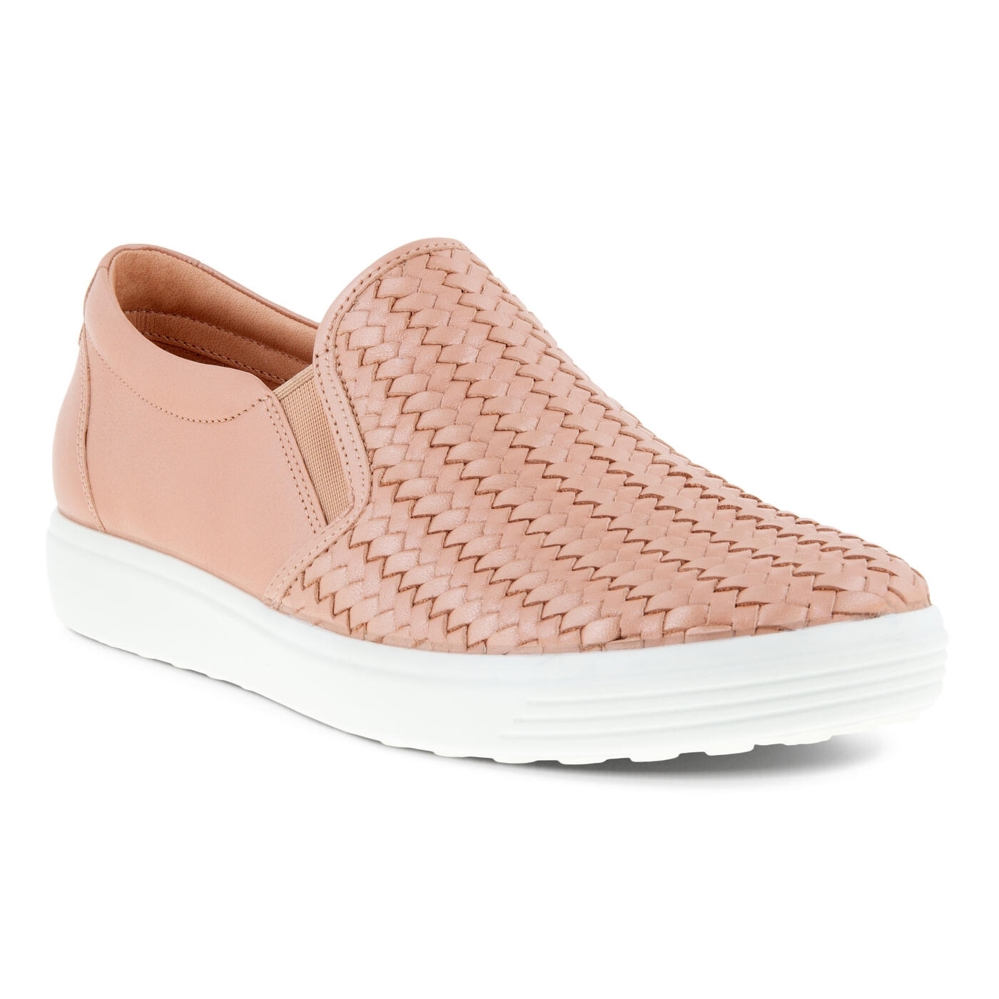 Ecco woven slip on sale on