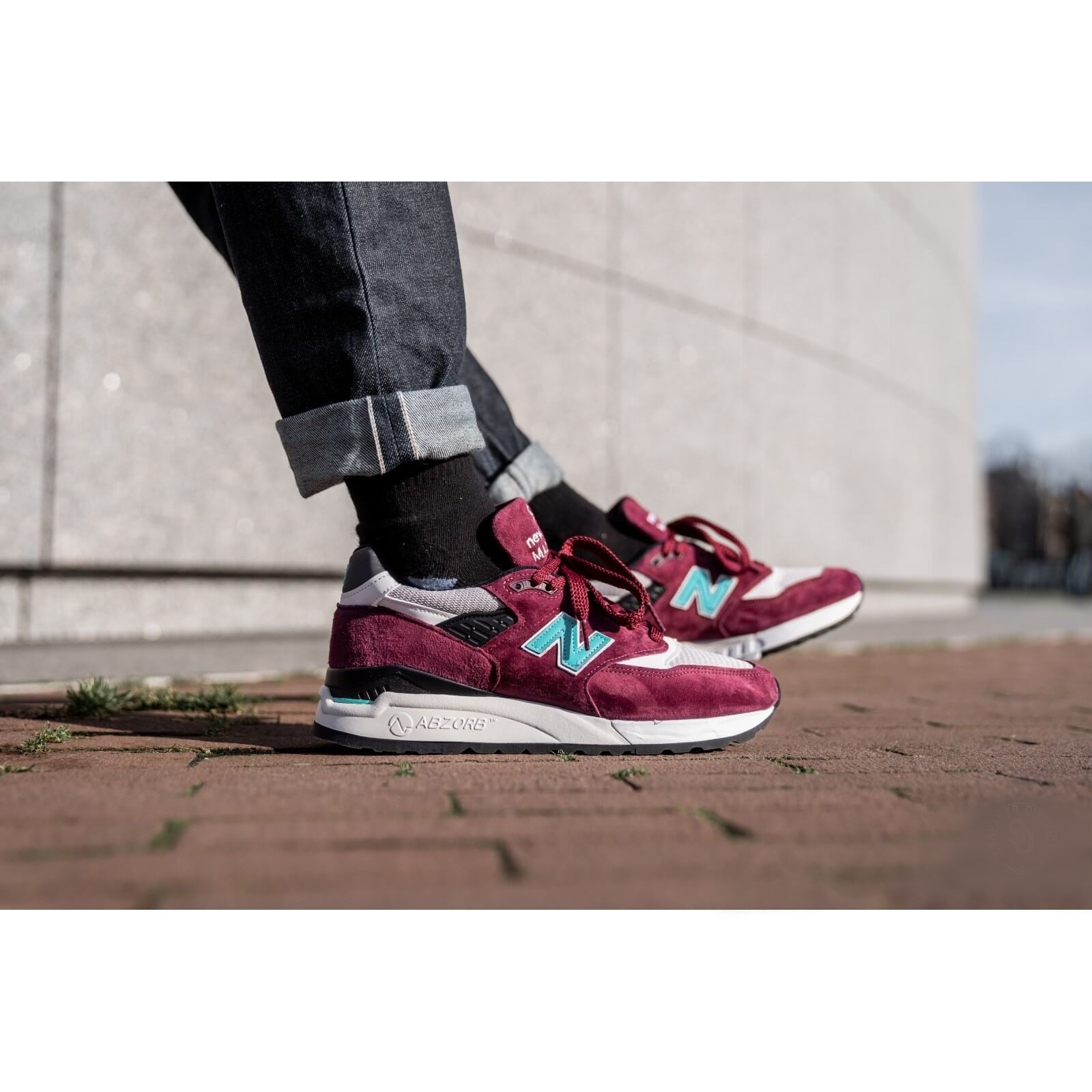 New balance shop 998 burgundy