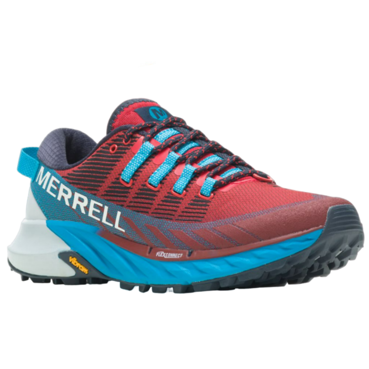 Red 2024 merrell shoes