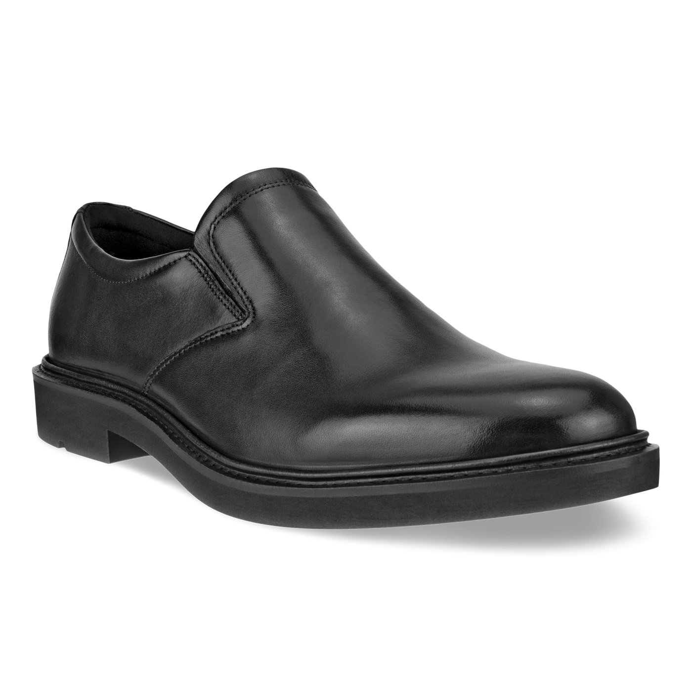 Ecco mens black hot sale dress shoes