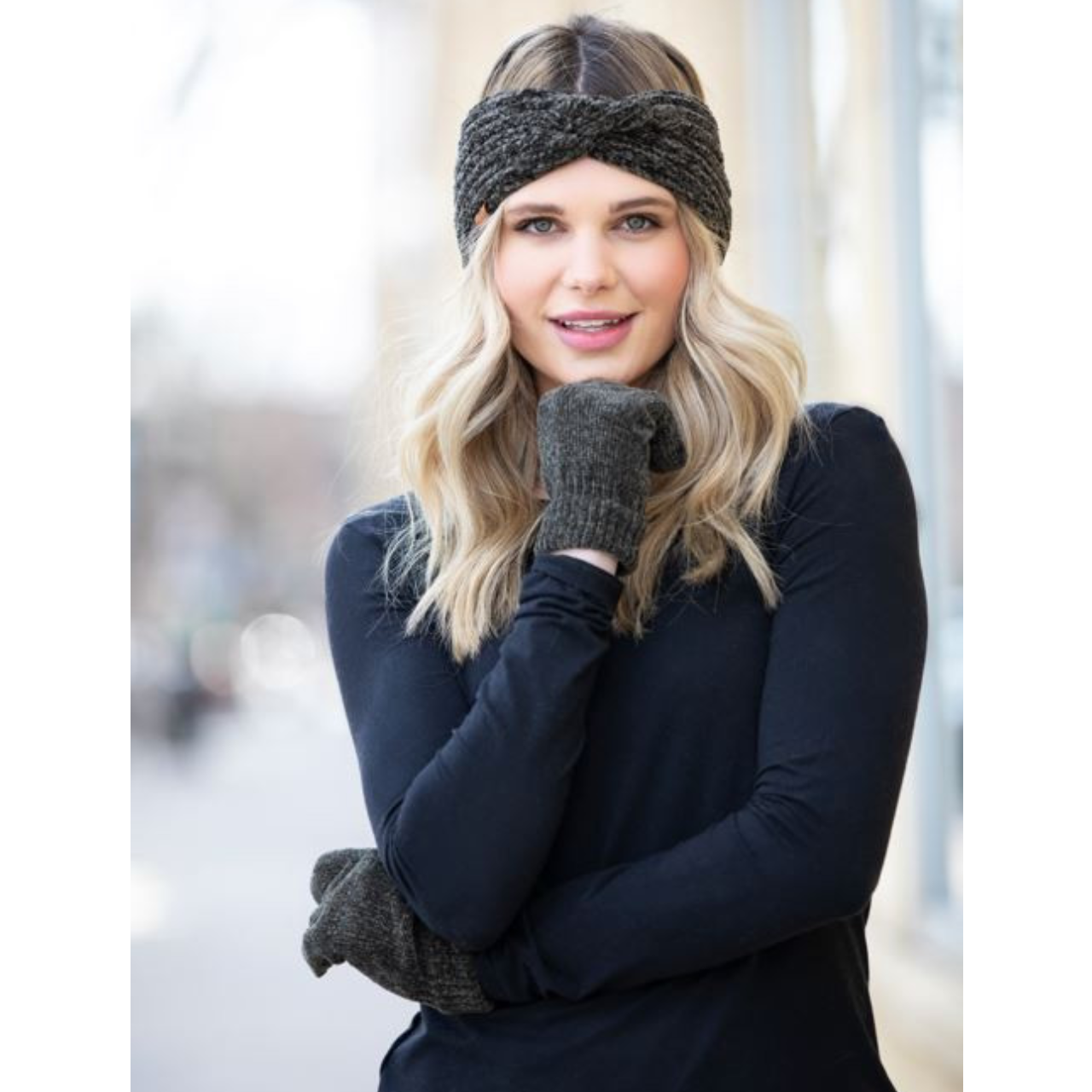 Britt's Knits Soft Chenille Hat-BLACK