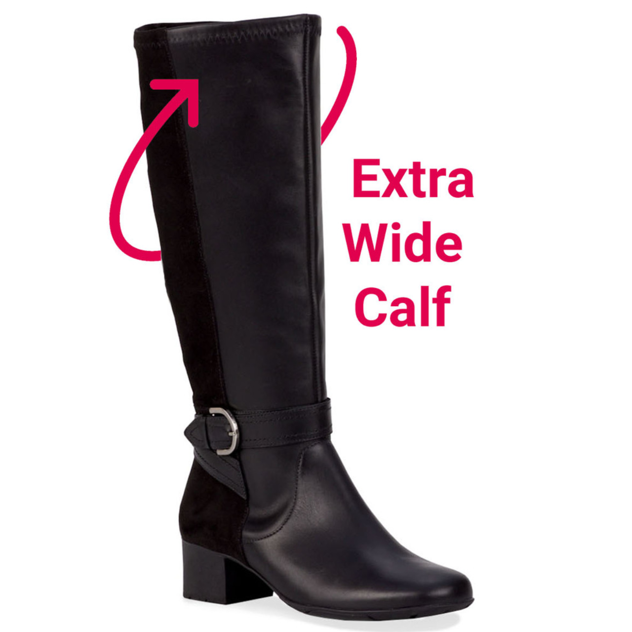 Extra wide shaft womens boots hotsell