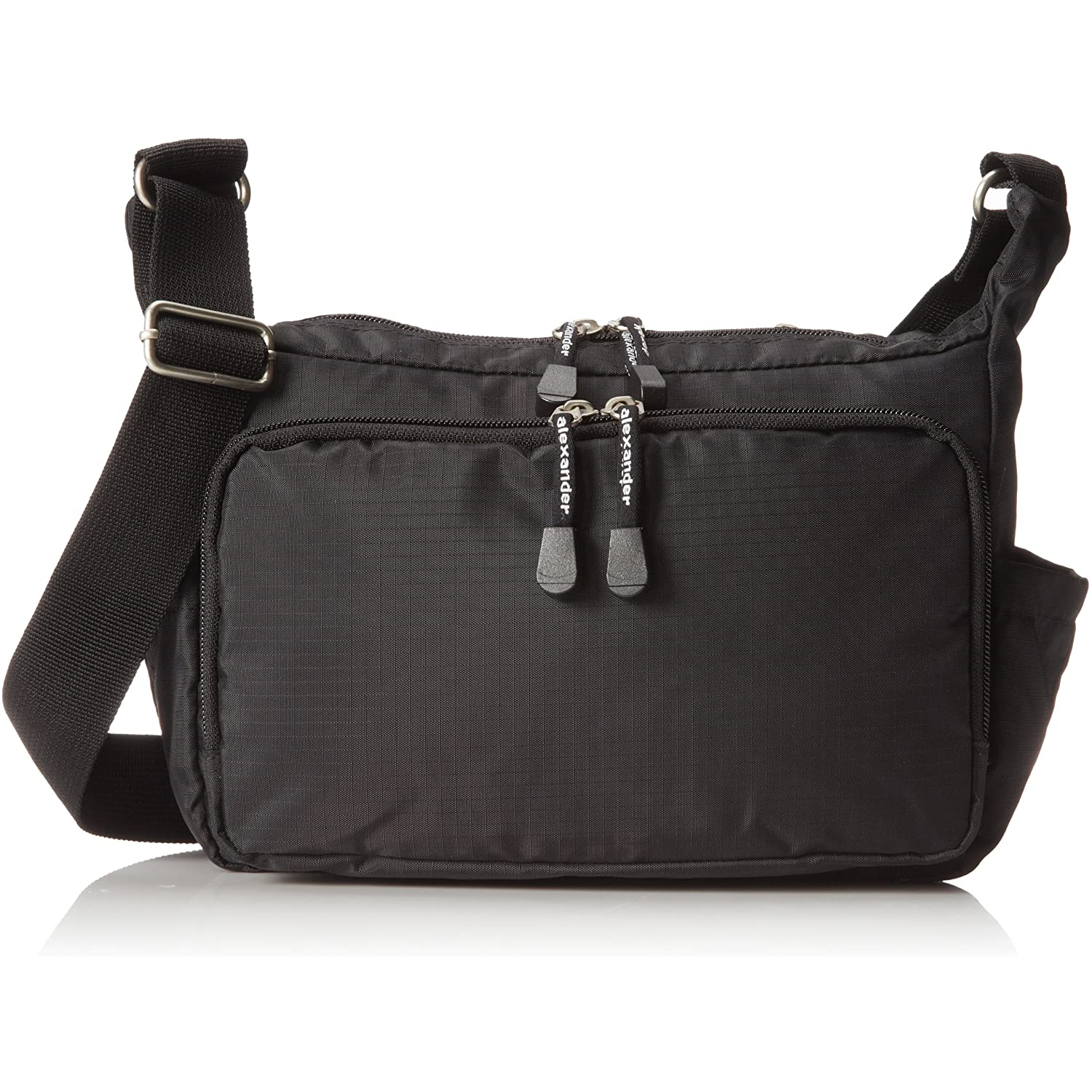 Derek Alexander PW 20185 Nylon Top Zip Full Pocket Organizer