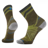 Smartwool Unisex Run Zero Cushion Pattern Mid Crew