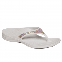 Aetrex Women's Fiji Sparkle Orthotic Flips