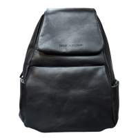 Derek Alexander FN-7866 Half Flap/Zip Backpack